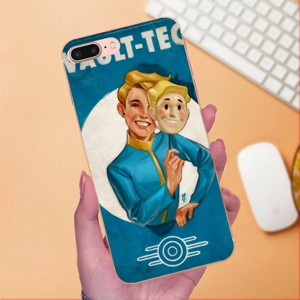 Мягкие ТПУ чехлы накладки черный остров студии игры Fallout для Samsung Galaxy Note 5 8 9 S3 S4 S5 S6