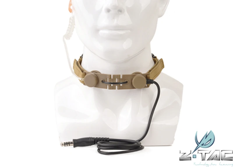 Z-TAC Softair страйкбол элемент Z-Tactical Peltor ipsc Arsoft тактическая гарнитура горло микрофон наушники для охоты