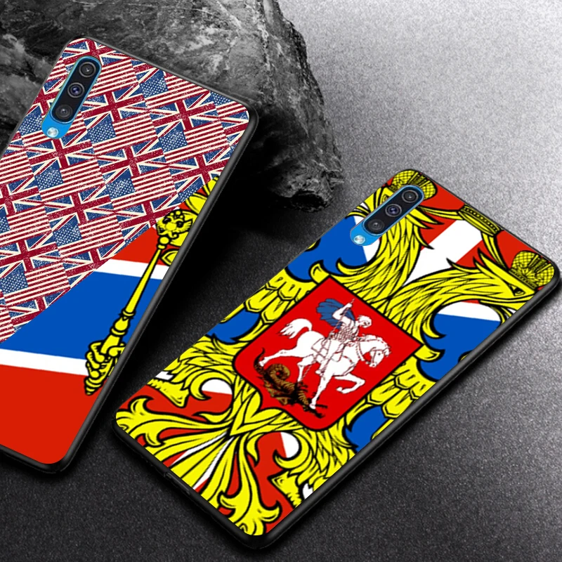 WEBBEDEPP Россия США Флаг Великобритании Мягкий чехол из ТПУ для Samsung Galaxy S6 S7 Edge S8 S9 S10