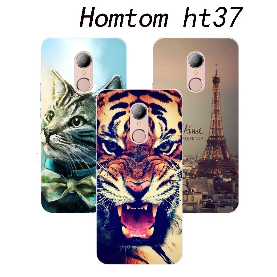 Новое поступление 2017 чехол для Homtom ht37 Pro 4G телефон 5 0 дюйма с изображением кота