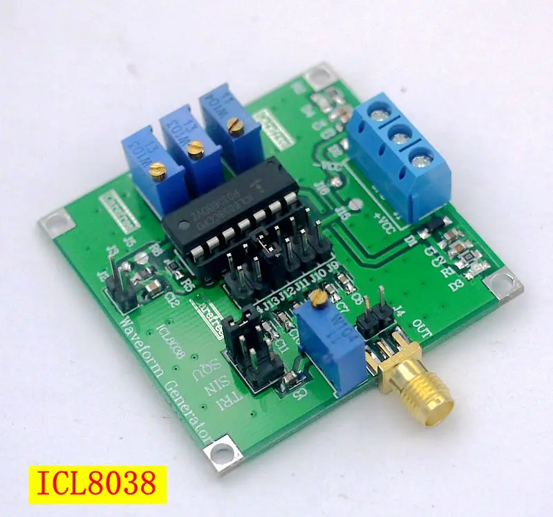 ICL8038 низкочастотный синусоидальный квадратный треугольный генератор сигналов |