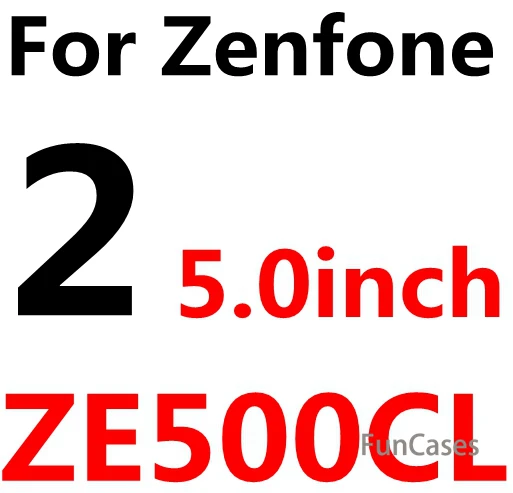 For Ze500CL С уровнем твердости 9 H закаленное Стекло для Asus Zenfone 2 Laser Ze500KL Ze550KL Ze500CL Ze550ML Zenfone 3 MAx Zc550KL 4 5 ZD551KL Live G500TG Стекло Protectiv - Цвет: For Ze500CL
