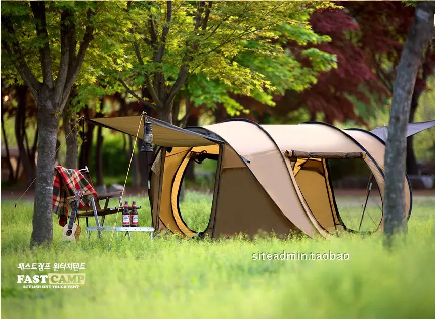 Новая Большая автоматическая всплывающая Пляжная палатка для рыболовства на 3 4