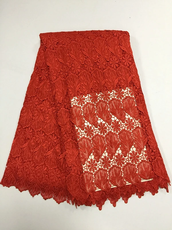 2017 Nigerian net cord lace textile water soluble African mesh guipure fabric swiss voile dress polyester material | Дом и сад