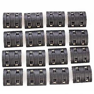 Черный SPINA оптика 32 unids 1 пакет Тактические страйкбол панели Пикатинни Handguard Обложка Охота - Цвет: Черный