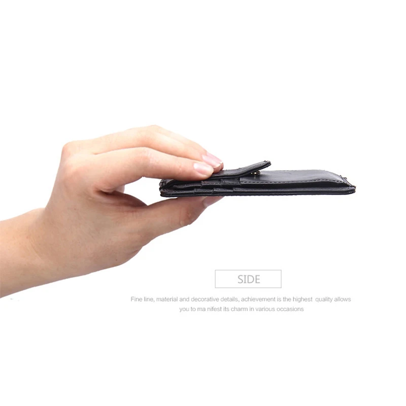 Мужская и женская сумка унисекс с держателем для карт винтажный кошелек на