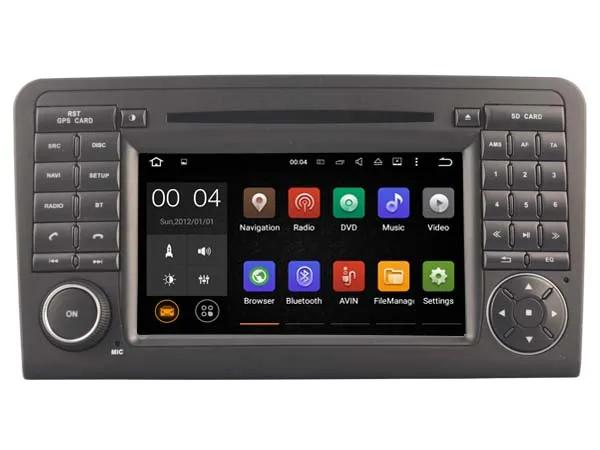 Android 7.1 Car Audio dvd-плеер GPS для MERCEDES-BENZ ml 320/ml 350/GL X164 Мультимедиа Навигация головы
