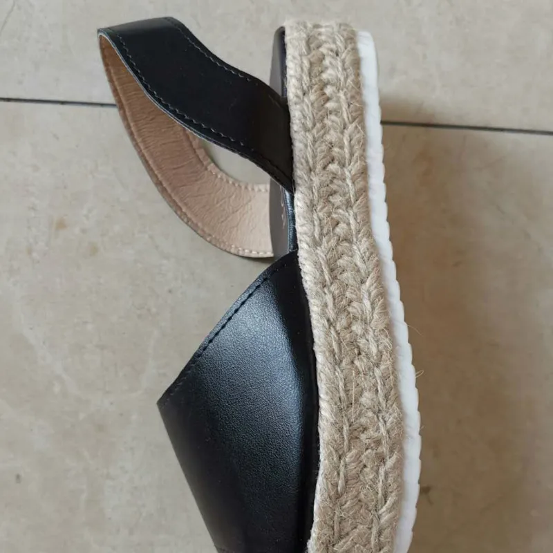 Fujin/женские сандалии Прямая поставка Обувь на плоской подошве с толстой подошвой