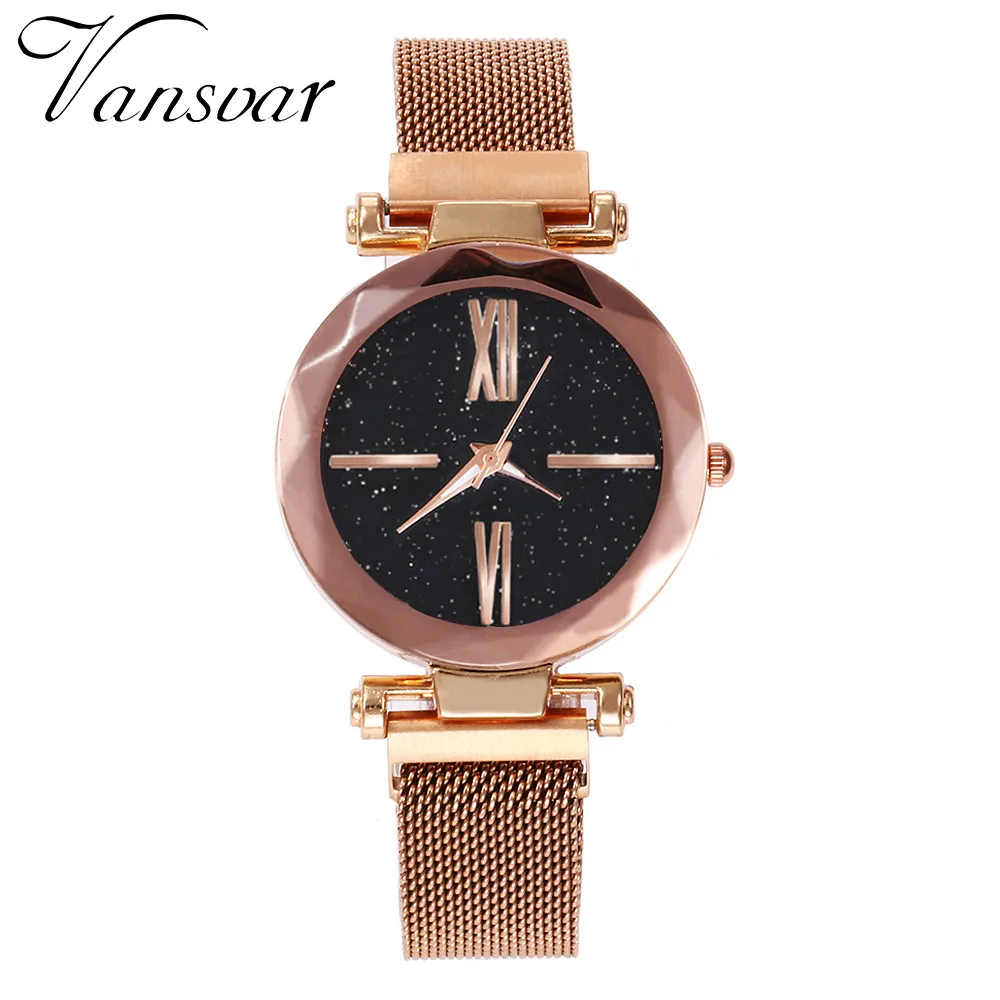 Luxe Women Watches Magnetic Starry Sky Female Clock Quartz Wristwatch Fashion Ladies Wrist Watch reloj mujer relogio feminino #A | Наручные