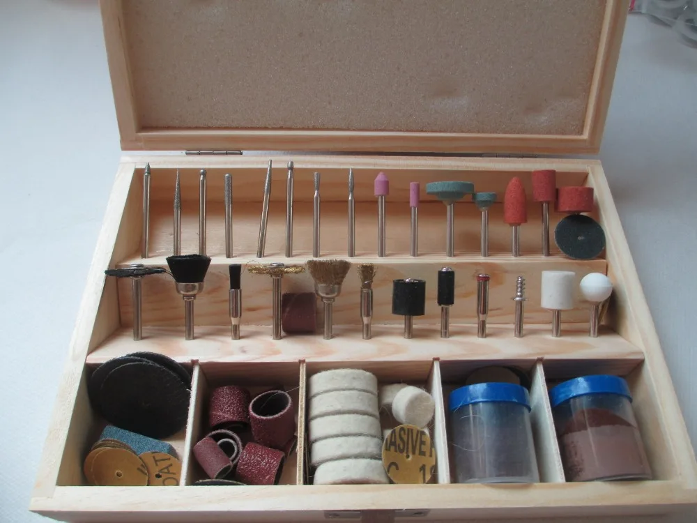 Электрические инструменты 100 шт./компл. набор аксессуаров для деревянных коробок