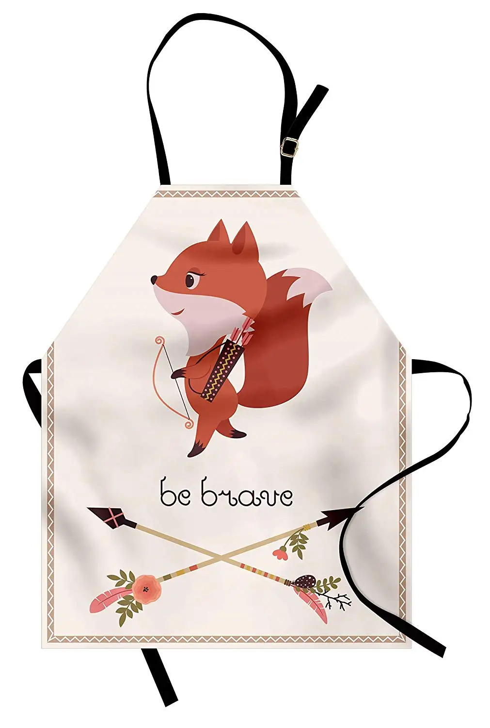 Be Brave фартук для готовки милый ребенок лиса говорит быть смелым со стрелами и