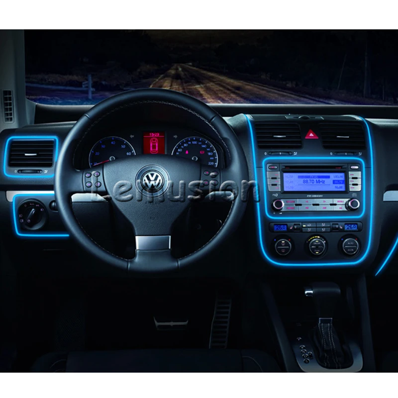 Автомобильный светодиодный холодный свет для Volkswagen VW Polo Passat B5 B6 CC Golf 4 5 6 7 Touran T5 Tiguan