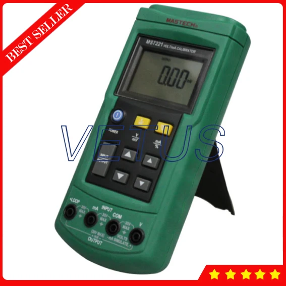 MASTECH ms7221 Вольт/mA Напряжение ток калибратор источник/Выход Шаг DC 0-10 В 0-24ma метр