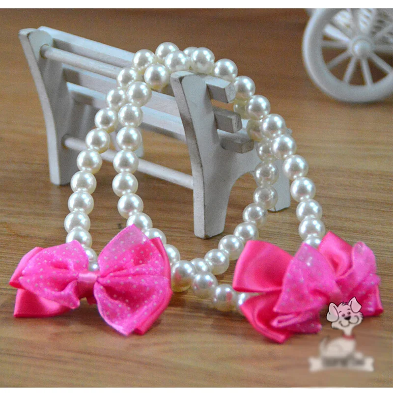 Галстук-бабочка для кошек и собак свадебные аксессуары с жемчугом | Дом сад