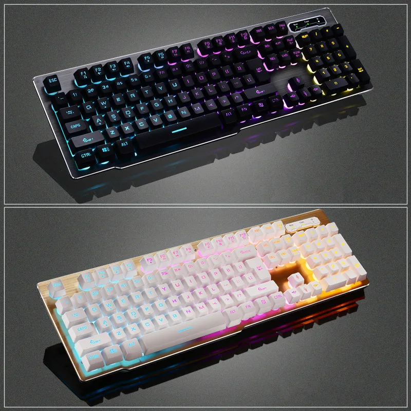 Беспроводная клавиатура MK500 перезаряжаемая подсветка игровая беспроводная