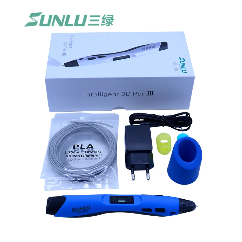 Sunlu SL-300 3d Ручка для рисования M1 Supremery 3D Ручка для печати Современная 3D Ручка с держателем безопасности 3D Ручка