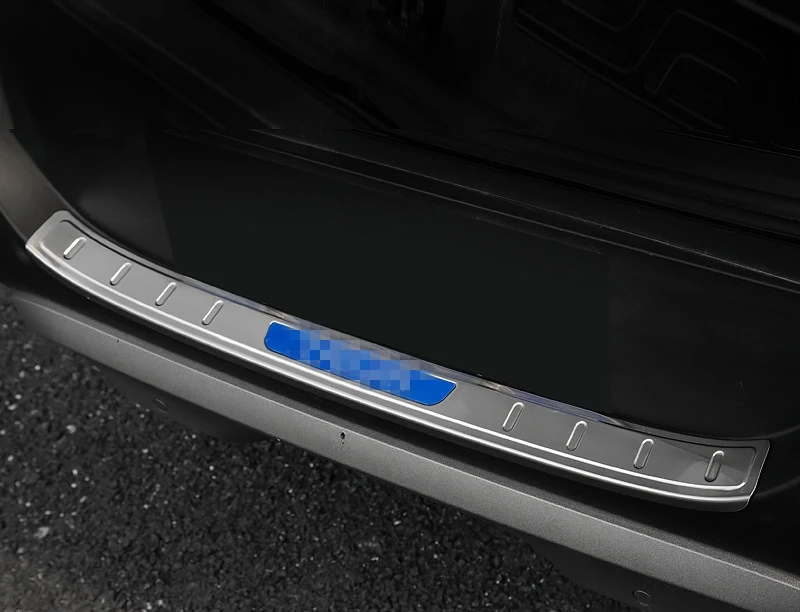 Exterior blue Для Renault Kadjar- порог, приветственная педаль, задняя защита багажника, украшение, яркая полоса, аксессуары для стайлинга автомобилей - Цвет: Exterior blue