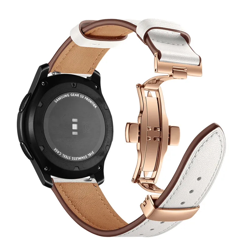 Модные Смарт-часы из натуральной кожи для Samsung Gear S3 Classic/S3 Frontier Замена наручных