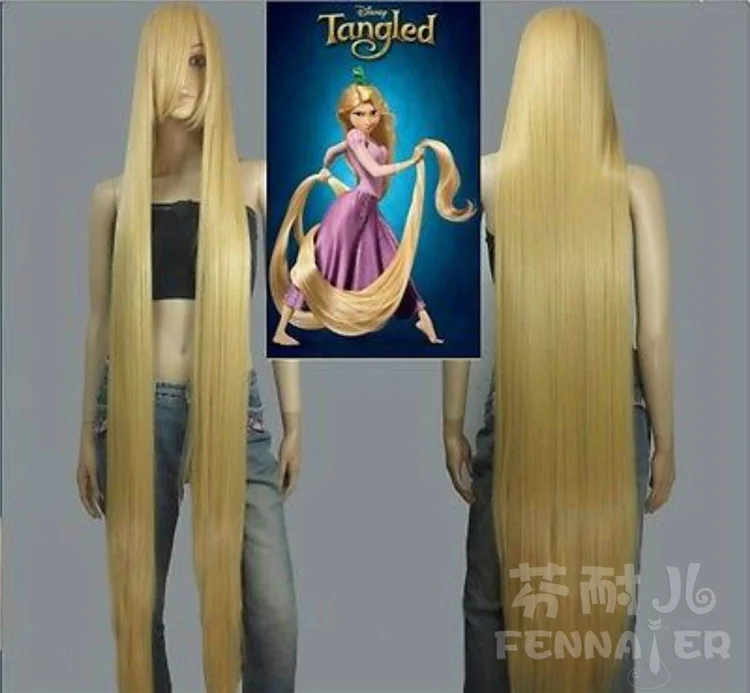 Rapunzel Белоснежные волосы Ральф брейк Интернет Косплей парик принцесса Рапунцель Белль Аврора Мерида Моана Золушка Жасмин Ариэль Тиана - Цвет: Rapunzel