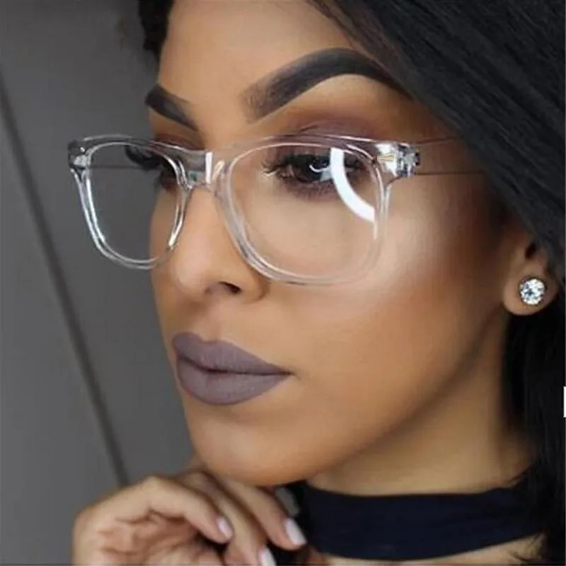 Оптическое прозрачное стекло оправа для мужчин и женщин винтажные квадратные