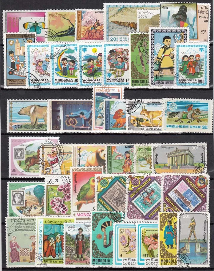 Lote de 1000 unids/lote de sellos postales diferentes con marca postal en buenas condiciones para colecci&oacute;n, timbri stempel-2