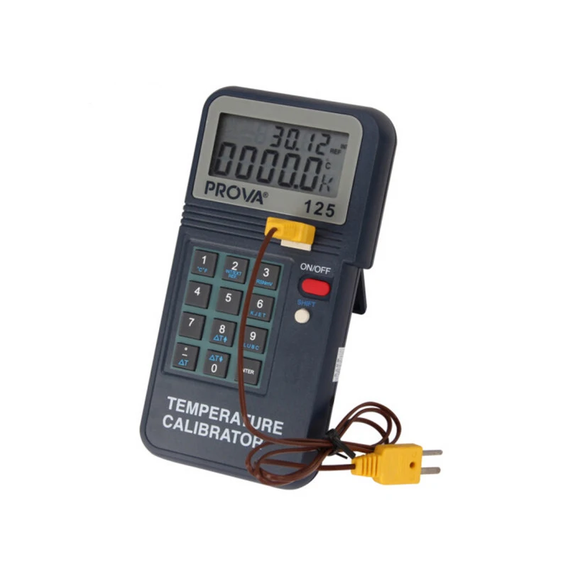 

TES PROVA-125 11 Different Type Thermocouple Temperature Calibrator Thermocouple Auto Ramp & T Function