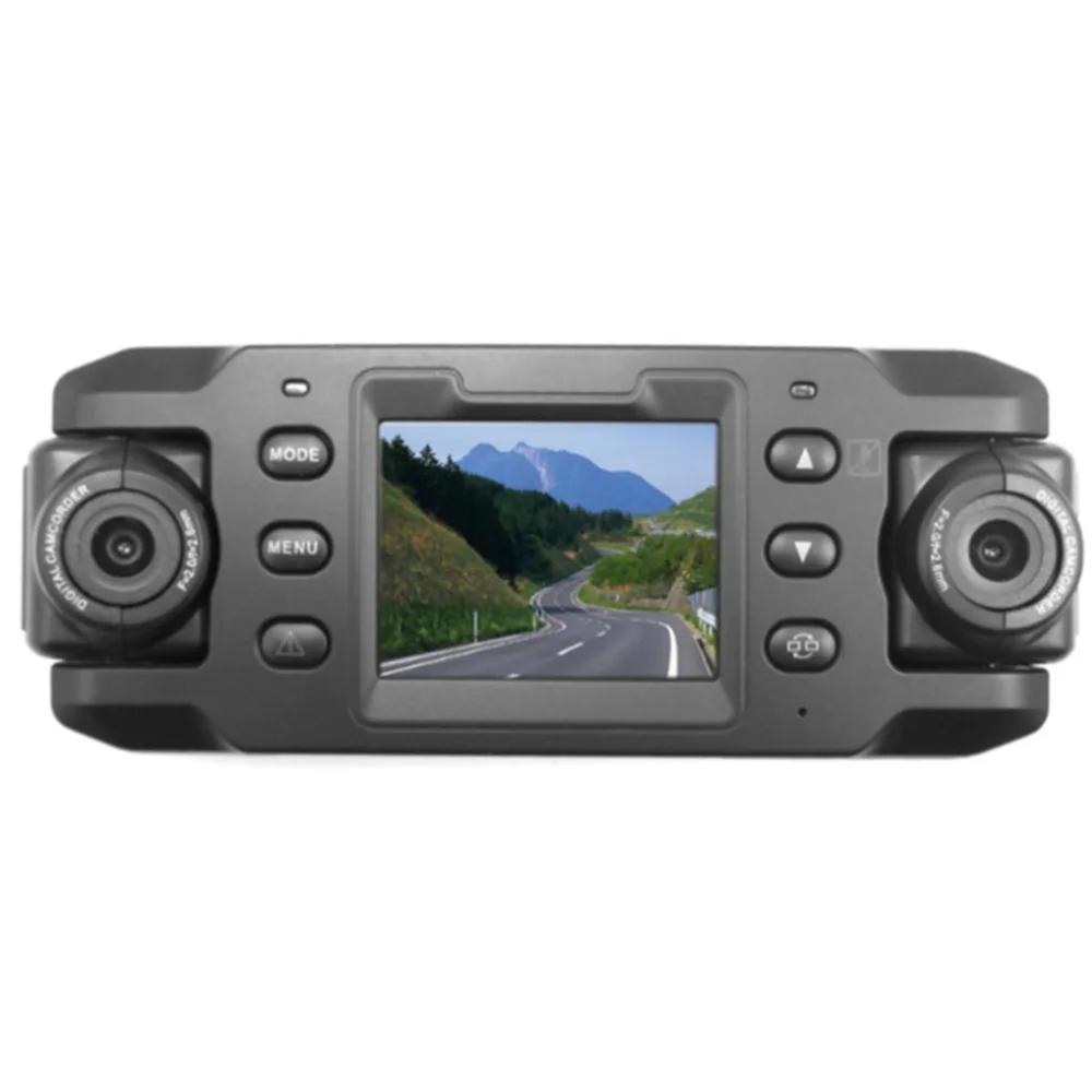 Новая Автомобильная камера X8000 с GPS Full HD 1080P G sensor двойная вращение на 180 градусов