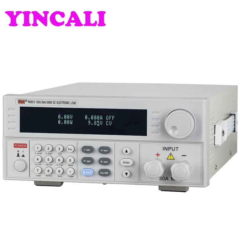 

Programmable DC Electronic Load RK8512 Battery Test And Short Test Function Range 150V/60A/300W CC /CV / CR / CW Operation Mode
