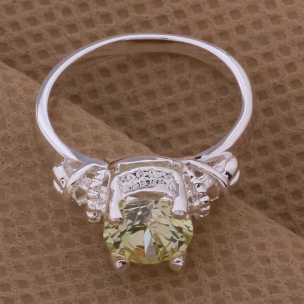 AR084 горячее серебряное покрытие кольца для женщин и мужчин серебро 925 ювелирные