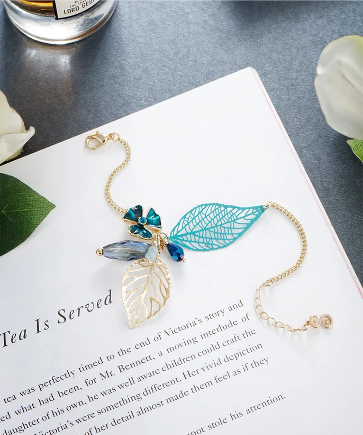 The SPECIAL New Fashion euramerican vintage style bracelet flower and leaf bracelets for women S1855C