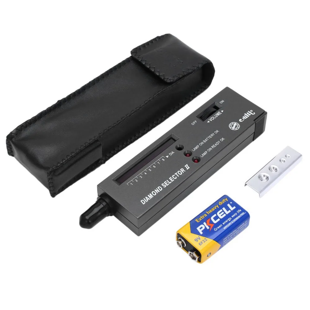 Новинка 2019 Алмазный тестер селектор драгоценных камней II светодиодный индикатор