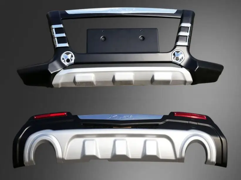 ABS хромированный автомобильный Передний + задний фонарь Защитная