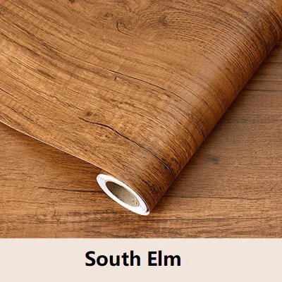 South Elm ПВХ Виниловая контактная бумага для кухонных шкафов, наклейки на двери шкафа, водонепроницаемые самоклеющиеся обои - Цвет: South Elm