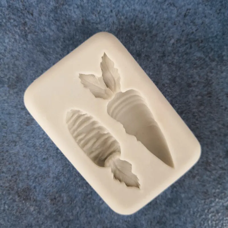 Three-Dimensional Carrot Food-Grade Silicone Fondant Cake Mold Chocolate Baking DIY A1341 | Дом и сад