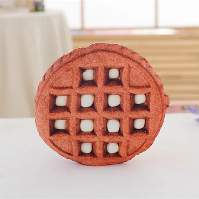 E 1pc Simulation Creative Food Cookies Pizza hamburger Pillow Lifelike Plush Toy Soft Stuffed Cushion Child Kid Funny Gift - Цвет: E