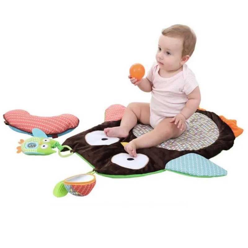 Детский коврик головоломка игровой для ползания детский мягкий с изображением