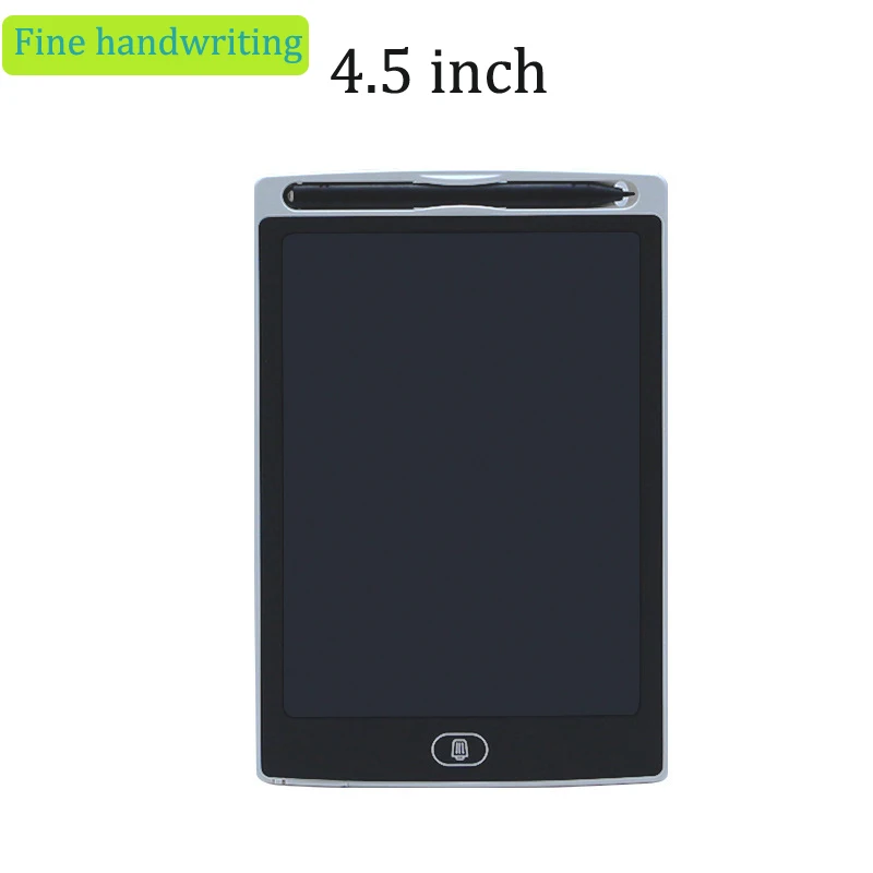 white 4.5 inch 8,5 ''портативный Смарт ЖК-планшет для письма, рисования, электронный блокнот, графическая плата со стилусом, ручка с батареей, подарок для детей - Цвет: white 4.5 inch