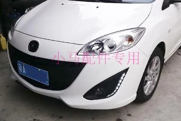 Светодиодный дневной ходовой светильник DRL для mazda 5 201-12, с диммером и автоматическим выключением управления, сертификация ЕС, супер яркий