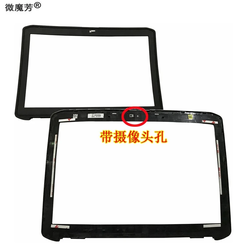 

New FOR Dell Latitude E5530 LCD Trim Bezel with webcam port 43n2p 043n2p 15.6" LCD Front Bezel COVER W/Camera Window CASE