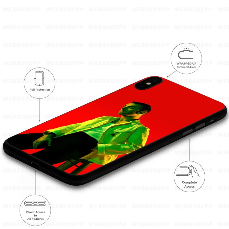 Мягкий силиконовый чехол WEBBEDEPP Sam Smith Singer для iPhone 11 Pro Xr Xs Max X или 10 8 7 6 6S Plus 5 5S SE Case |
