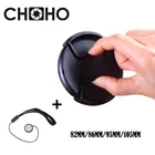 Универсальная пластиковая крышка объектива с центральным зажимом для передней крышки 82 мм 86 мм 95 мм 105 мм для DSLR Canon Nikon Sony Olympus аксессуары