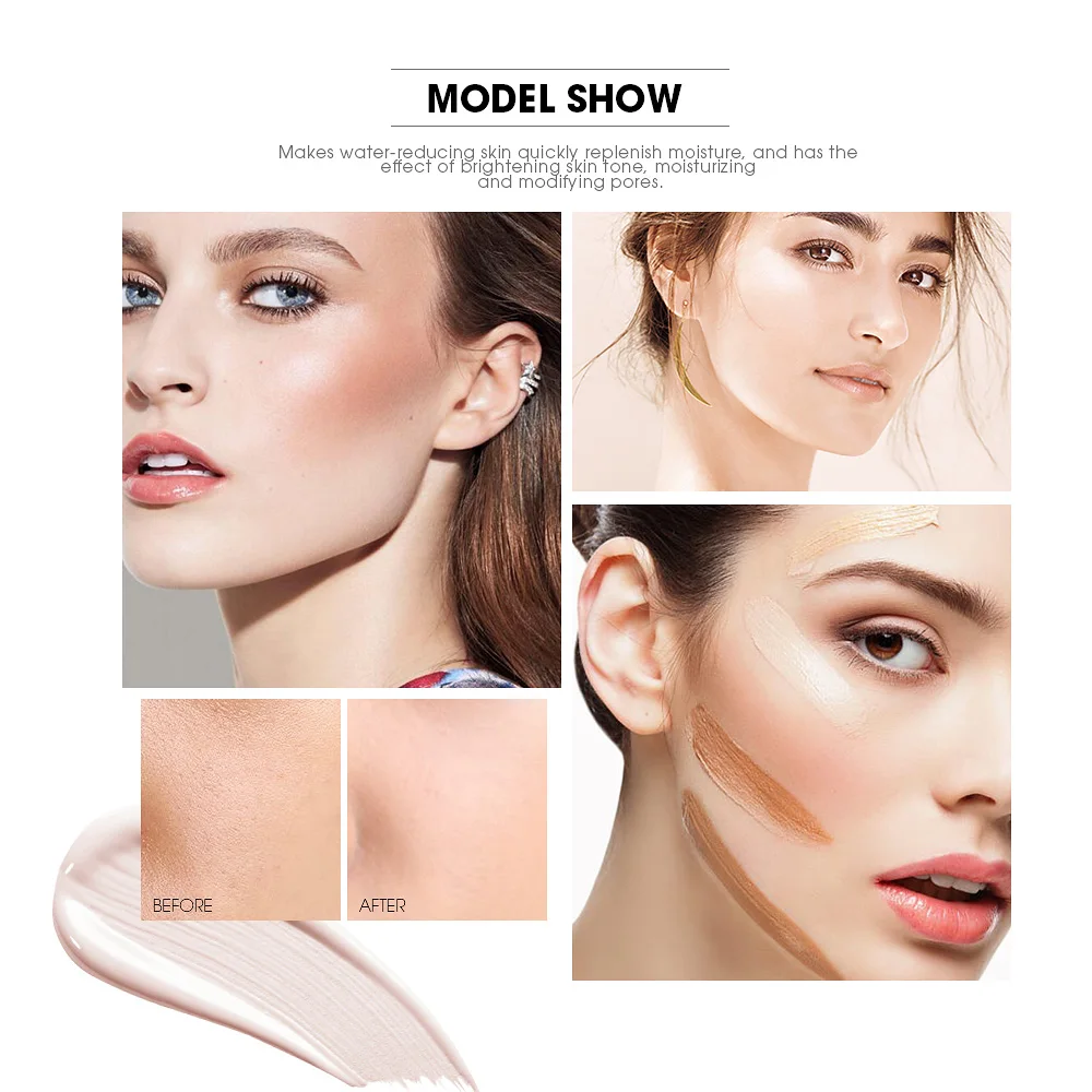 HENLICS Perfect Full Cover SPF35 BB крем основа для макияжа CC крем для макияжа лица контроль жирности консилер увлажняющий