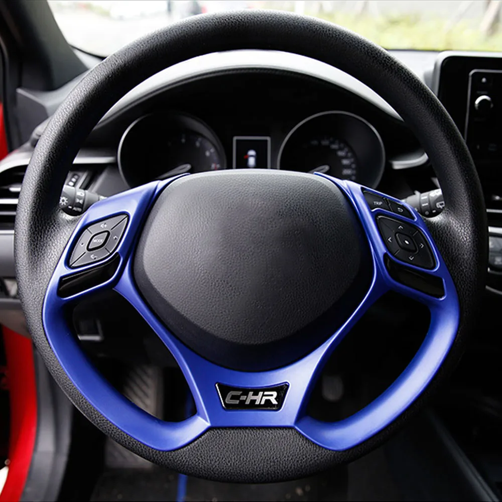 Наклейка на руль автомобиля с блестками накладка наклейки для Toyota C HR CHR 2016 2017 2018