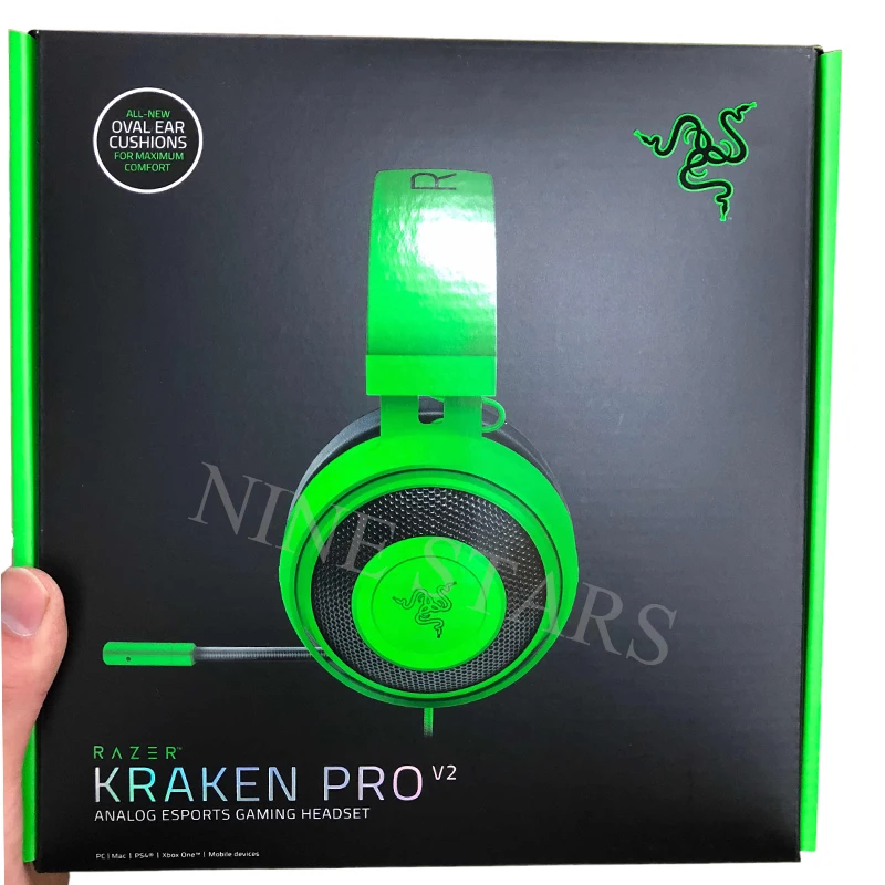 Оригинальный razer Kraken Pro V2 проводной Игровые наушники пользовательские настроены