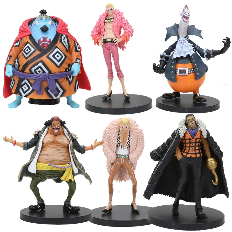 Фигура аниме 15 см фигура DXF Jinbe Doflamingo черная борода Маршалл д учить сэра крокодила