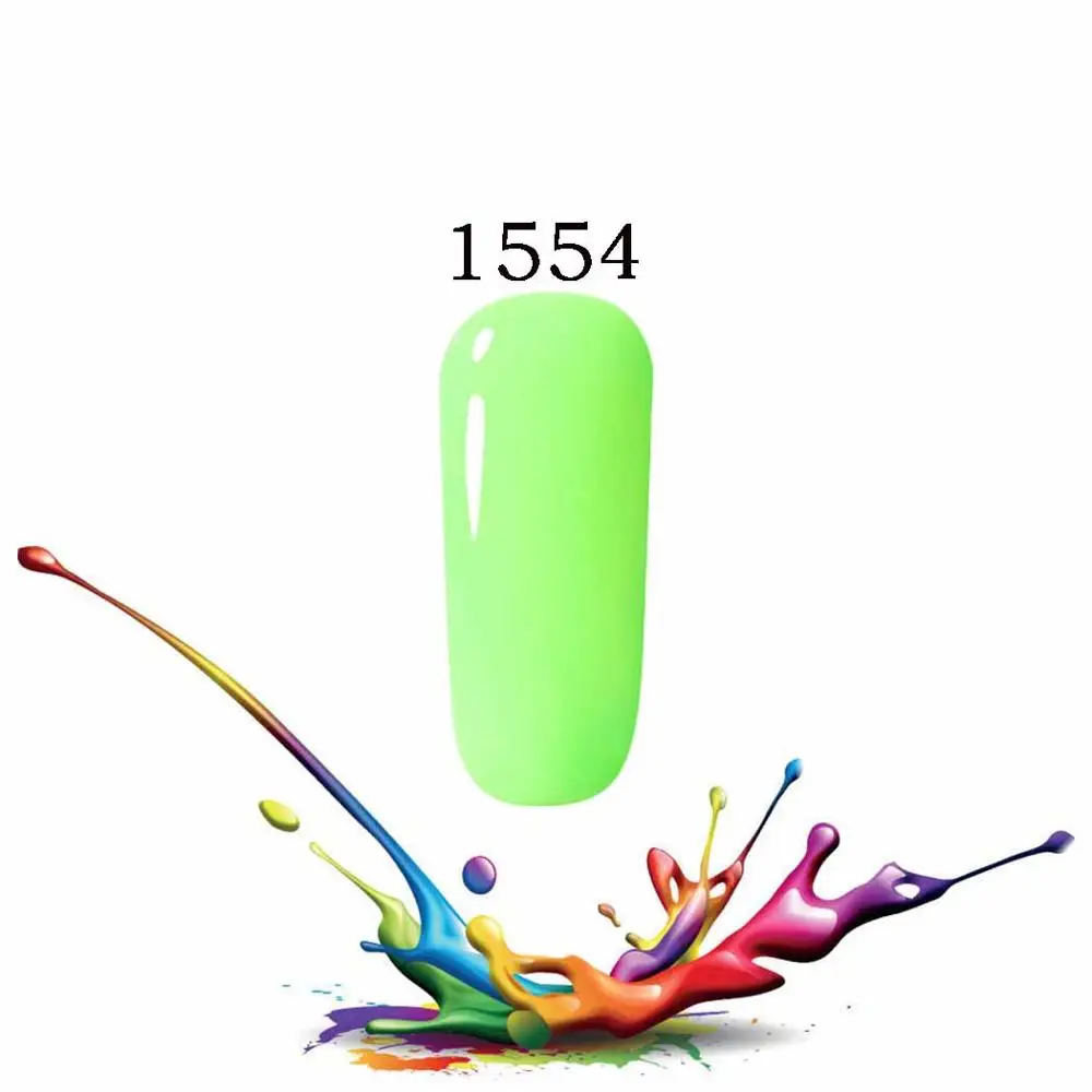 Bling Игристые Книги по искусству неоновый Цвет гель лак для ногтей UV Soak Off