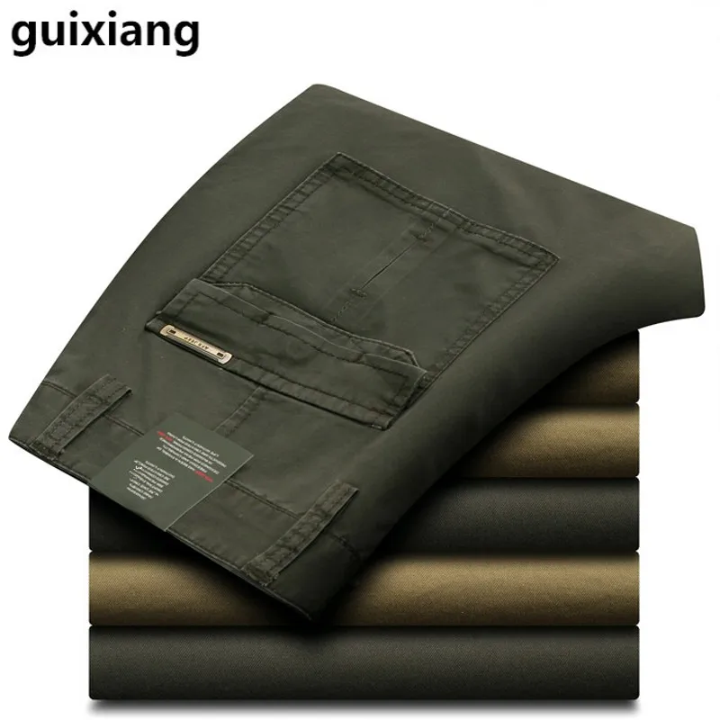 Мужские повседневные джинсы брюки-карго из 100% хлопка высокое качество