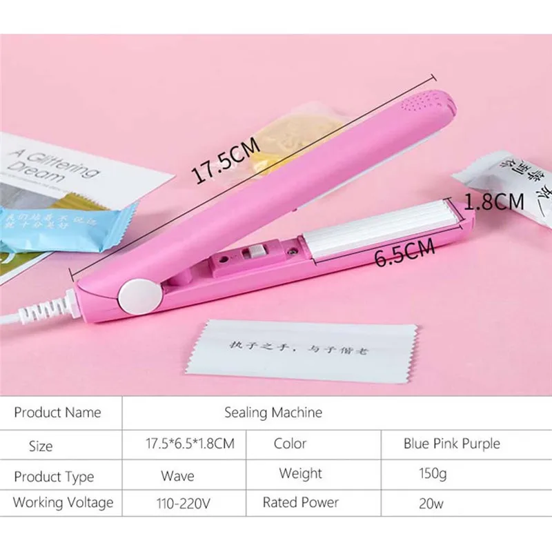 Бытовой пищевой теплоизолятор вакуумный упаковщик портативные зажимы для