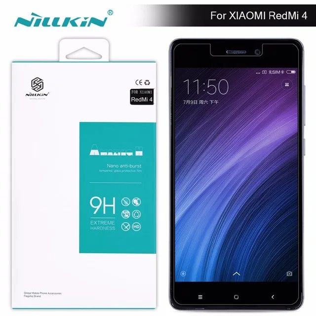 Закаленное стекло для Xiaomi redmi 4 защитная пленка экрана Redmi pro prime стеклянная Nillkin