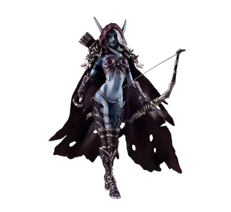14 см WOW фигурку игрушечные лошадки Sylvanas Windrunner темнота Ranger леди ПВХ фигурки из игры